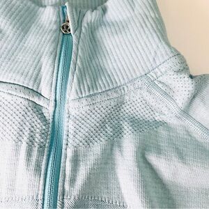 Lululemon Light Blue Zip-Up Athletic Jacket Size 10